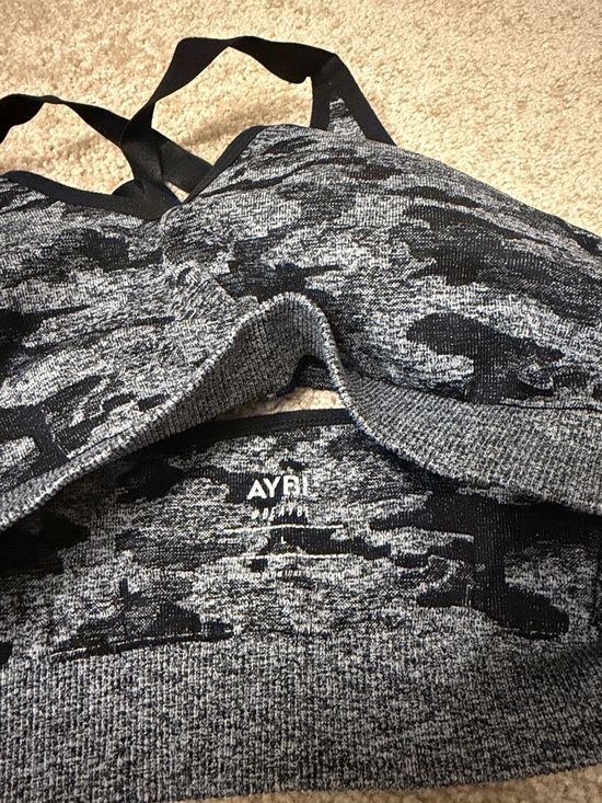 AYBL Evolve Camo Seamless Sports Bra - Black Size Large - Picture 6 of 6